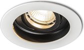 QAZQA rondoo - Moderne Inbouwspot - 1 lichts - Ø 104 mm - Wit - Woonkamer | Slaapkamer | Keuken