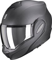 Scorpion EXO-TECH EVO GENUS ECE Carbon Matt Black - ECE goedkeuring - Maat XL - Systeemhelmen - Scooter helm - Motorhelm - Zwart - ECE 22.06 goedgekeurd