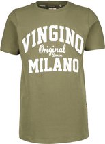 Vingino T-Shirt classic-logo-rnss Groen