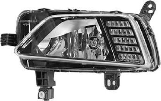 Splitter voor lip onder voorbumper hoogglans zwart geschikt voor Tiguan 2016-2021 R-line