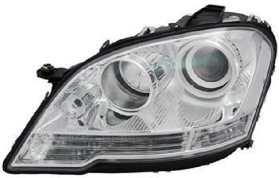 Mercedes M klasse, W164, 2005 - 2011 - koplamp, H7+H7, elektr verstelb, incl stelmotortje, links, 07/2008 -