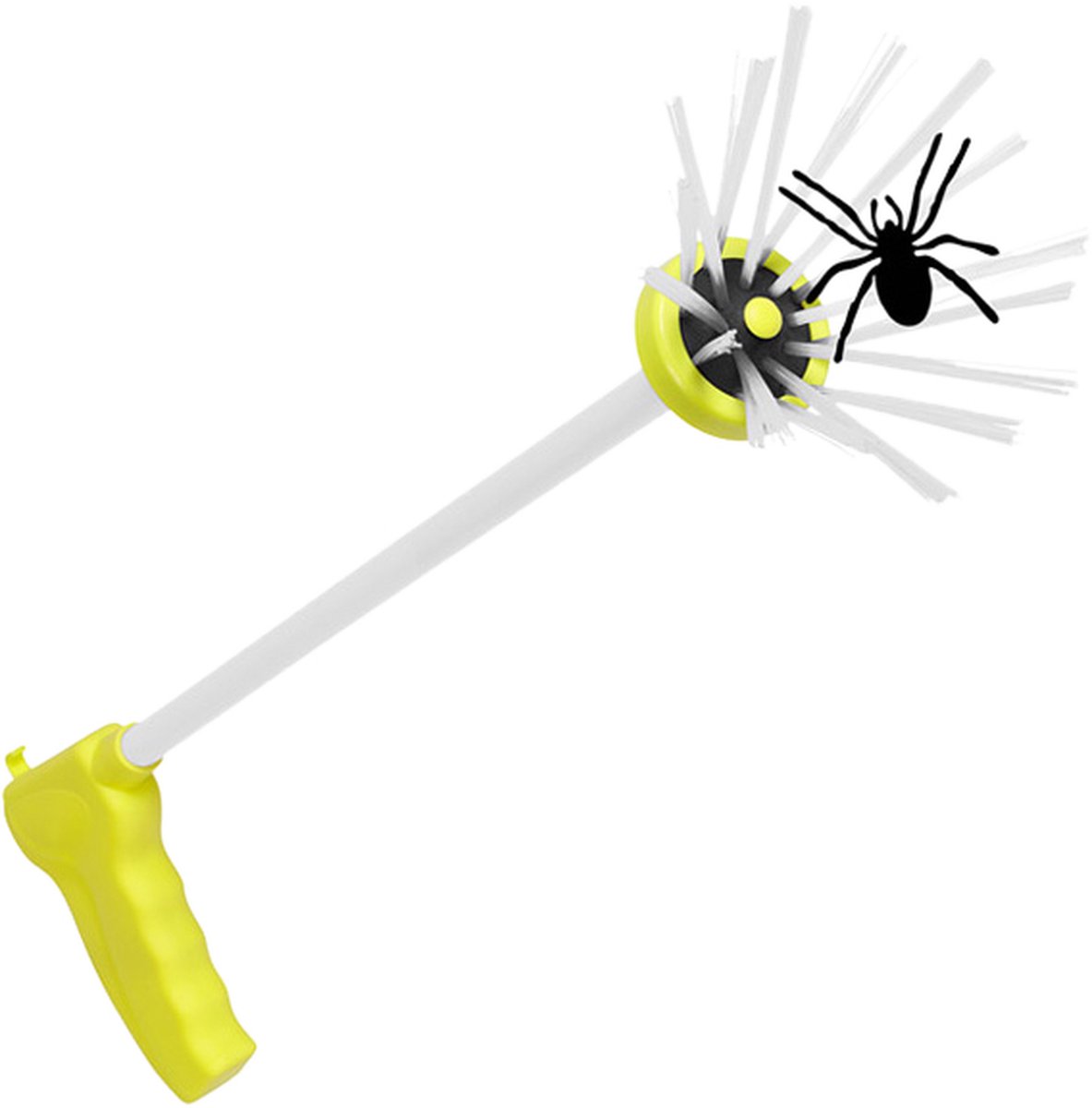 Bâton ou attrape-araignées - Manche et poils en fibres extra épaisses 55 cm