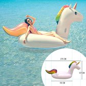 Opblaasbare Zwemband - Unicorn XL - 275 x 115 x 127 cm - 80 kg - Zwemring - Opblaasband - Opblaasbaar Zwembandspeelgoed