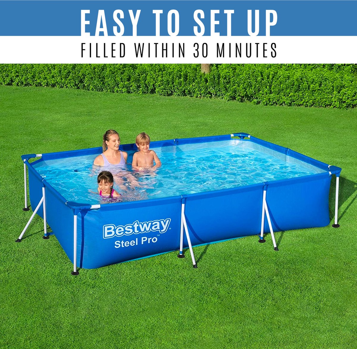 Bestway Steel Pro - 300 x 201 x 66 cm - Opzetzwembad — afbeelding 18