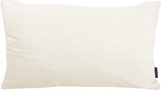 Sierkussen Velvet Creme Long | 30 x 50 cm | Fluweel/Polyester