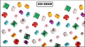 Demi-pierres couleurs professionnelles assorties grandes 200 grammes - 5 formes différentes - Fête à Thema festival mercerie party d'anniversaire