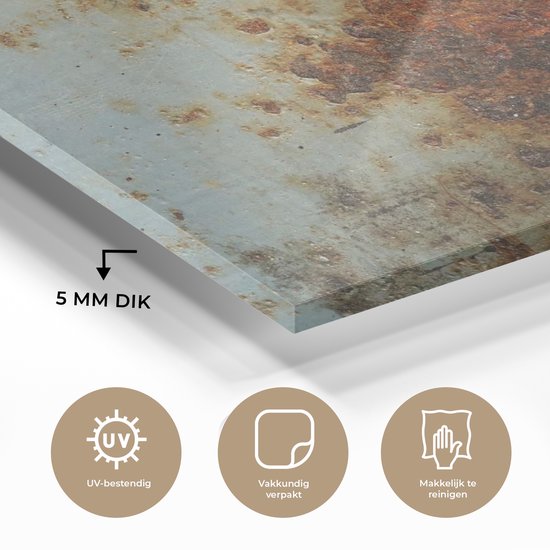 Peinture sur Verre - Plaques - Fer - Rouille - 120x80 cm - Peintures sur Verre Peintures - Photo sur Glas