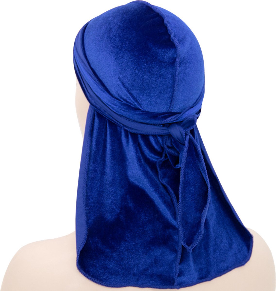 Durag - Velvet - Waves - Velvet Durag - Premium - Silky - Haardeksel - Hoofddoek - Blauw
