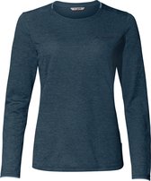 Vaude Women´s Essential LS T-Shirt - Chemise d'extérieur - Femme - Manches longues - Blauw - Taille 38