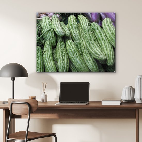 MuchoWow® Glass Painting - Bitter Sopropo from a California Farmers Market - 80x60 cm - Peintures sur Verre Acrylique - Photo sur Glas