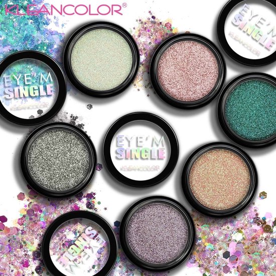 EYE'M SINGLE GLITTER EYESHADOW – KleanColor