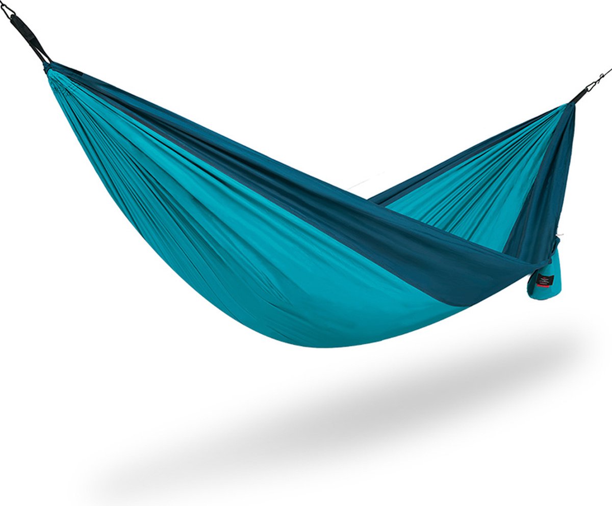 Naturehike Ultralight Swinging Hammock for Unisex ( Blue ) Material-Organic Cotton | Outdoor and Indoor Use | Lightweight | Good breathability | Comfortable