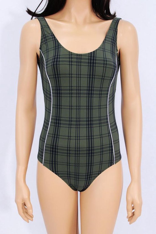 Maillots de bain- Mode maillots de bains femme 430 - Carreaux verts - Taille 44