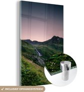 MuchoWow® Glasschilderij 20x30 cm - Schilderij acrylglas - Oostenrijk - Landschap - Groen - Foto op glas - Schilderijen