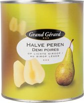 Grand Gérard Halve peren op lichte siroop - Blik 2.50 kilogram