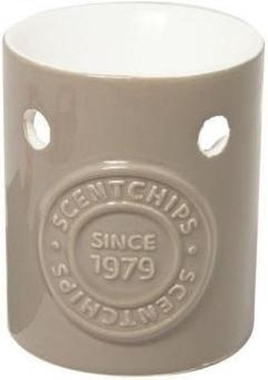 Scentchips® Regular Embossed Since 1979 Taupe waxbrander | bol.com
