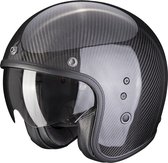 Scorpion Belfast Carbon Evo Solid Zwart Jethelm - Maat M - Helm