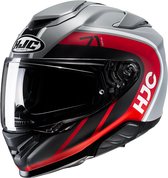 Hjc Rpha 71 Mapos Grey Red Mc1Sf Full Face Helmets 2XL - Maat 2XL - Helm