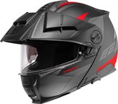 Schuberth E2 Defender Black Red Modular Helmet XS - Maat XS - Helm