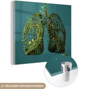 Peinture sur Verre - Poumons Verts - 50x50 cm - Peintures sur Verre Peintures - Photo sur Glas