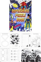 48 stuks - Uitdeelcadeautjes - Puzzelboeken - Model: Super Hero - Puzzel boekjes - Uitdeel - Traktatie voor kinderen - Jongens