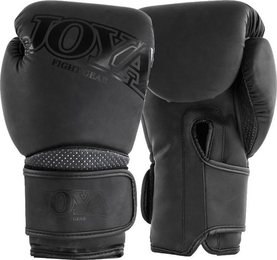 Joya Kickbokshandschoenen - Metal - PU - Zwart - 14 oz