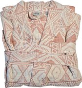 Badjas Trimita Kimono Ethnique - Mousseline 100% Katoen - Terracotta - S/M