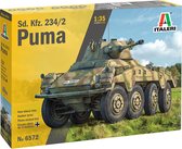 Italeri Sd.Kfz. 234/2 Puma + Ammo by Mig lijm