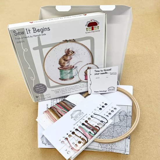 Kit De Punto De Cruz Bothy Threads 'Wrendale Designs By Hannah Dale