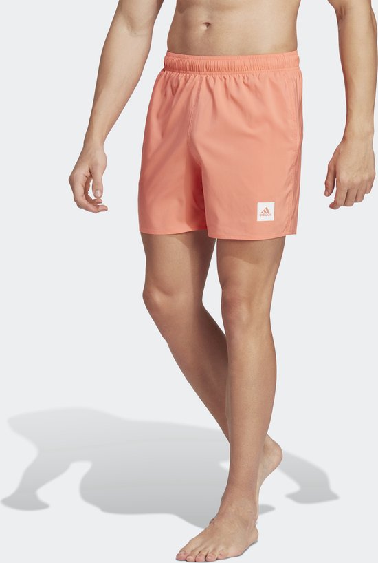 adidas Sportswear Solid Zwemshort - Heren - Oranje- S