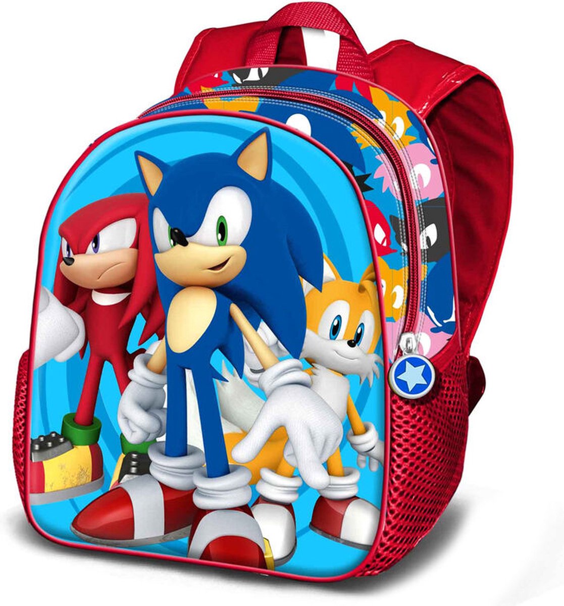 Sonic and Friends Rugzak 3D - Hoogte 31cm - Sonic the Hedgehog