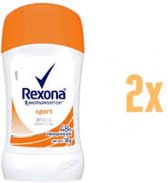 Rexona Deodorant Stick - Sport Intense Women - 2 x 50 ml