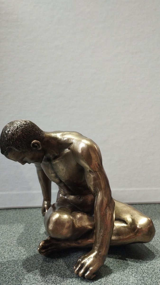 Parastone, decoratief beeld, mannelijk figuur