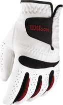 Wilson - Golfhandschoen - Feel Plus - Golf - Heren - Synthetisch/Leer - Voor Linkerhand - Wit/Zwart - Small