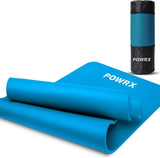 Reehut Gymnastiekmat, yogamat, 12 mm, NBR (nitrilbutadieenrubber), met Reehut Gymnastiekmat, yogamat, 12 mm, NBR (nitrilbutadieenrubber), met