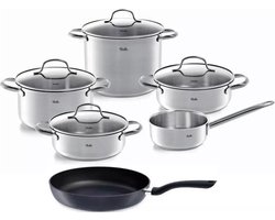 Fissler San Francisco Pannenset met Cenit Koekenpan - 6-delig