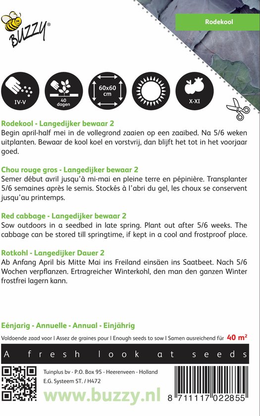 Buzzy® Rodekool Langedijker bewaar 2