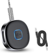 Techard Bluetooth Receiver Auto BT 5.0 - 3.5MM AUX Bluetooth Ontvanger Handsfree Bellen Bluetooth Audio Receiver - Inclusief Kabel en Plug