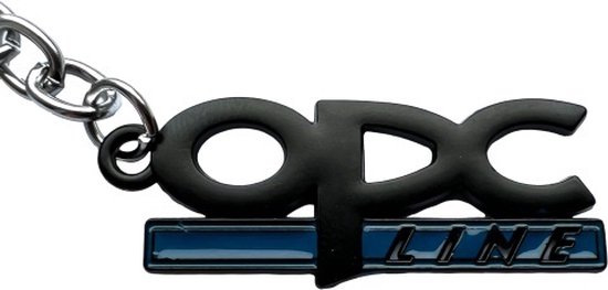 Opel 'OPC Line' Sleutelhanger - Sleutelhanger - Metaal - Geschikt voor: Corsa - Karl - Astra - Insignia - Grandland X - Crossland - Adam - Meriva - Mokka X - Tigra - Zafira - Vivaro - Cascada