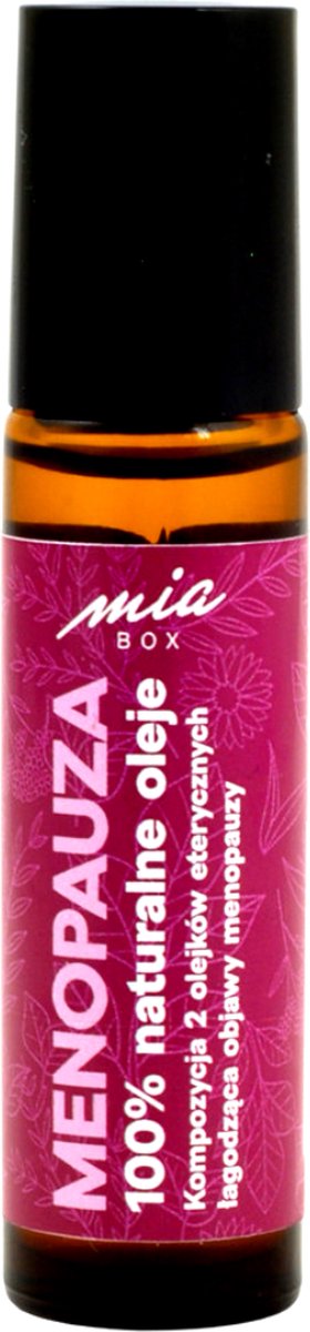 Goedkoopste Miabox Zuivere en Natuurlijke Etherische oliën Menopauze Roller - 10 ml - Bevat 2 Essentiële Oliën ter Verlichting van Overgangsklachten - Aromatherapie