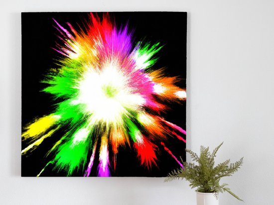 Auroral fireworks of aries | Auroral Fireworks of Aries | Kunst - 60x60 centimeter op Canvas | Foto op Canvas