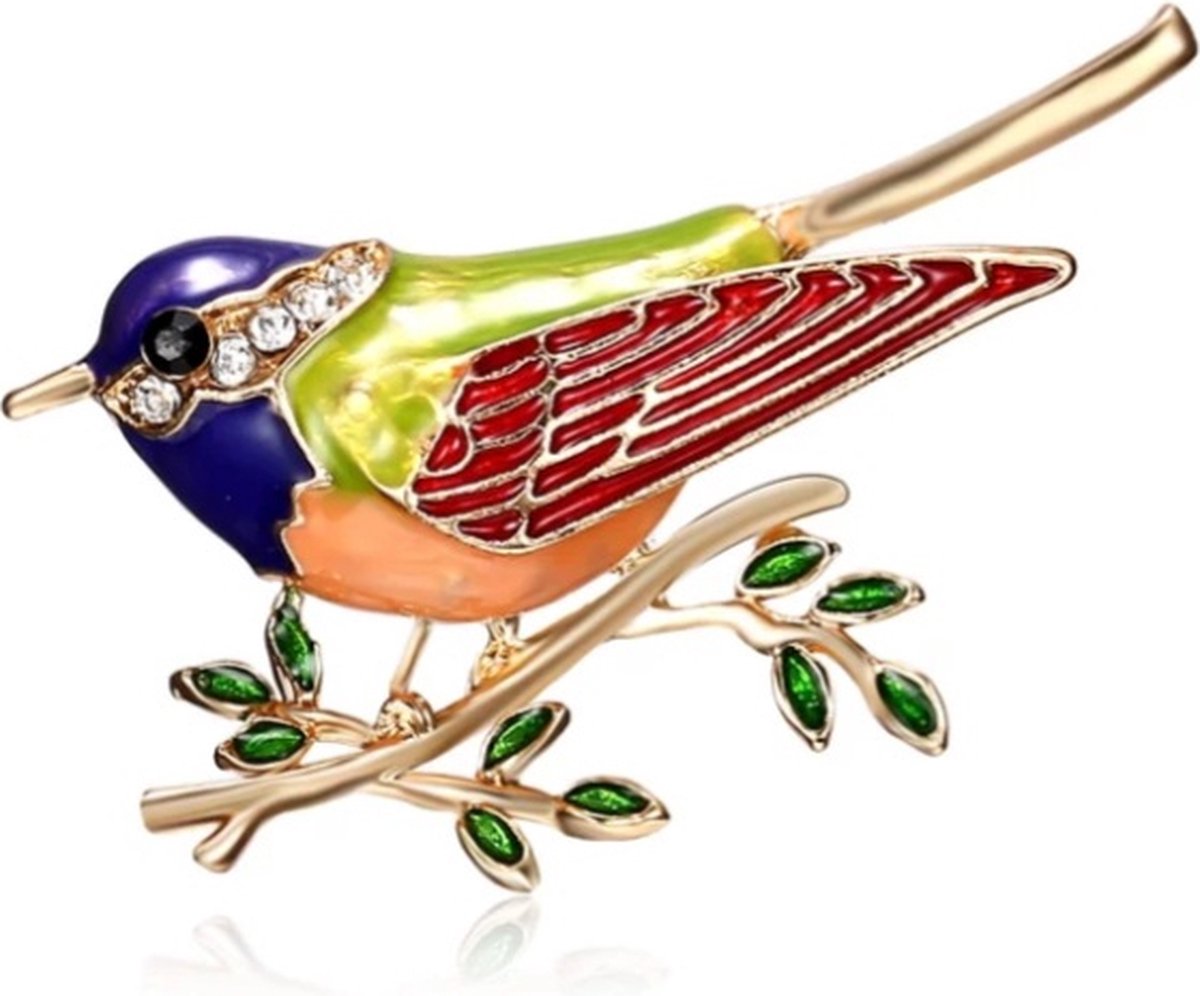 Broche Boetiek-Vogel- Zelto-