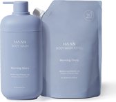 HAAN Morning Glory Body Wash Care Pack - Body Wash & Navulling - 2x 450ml
