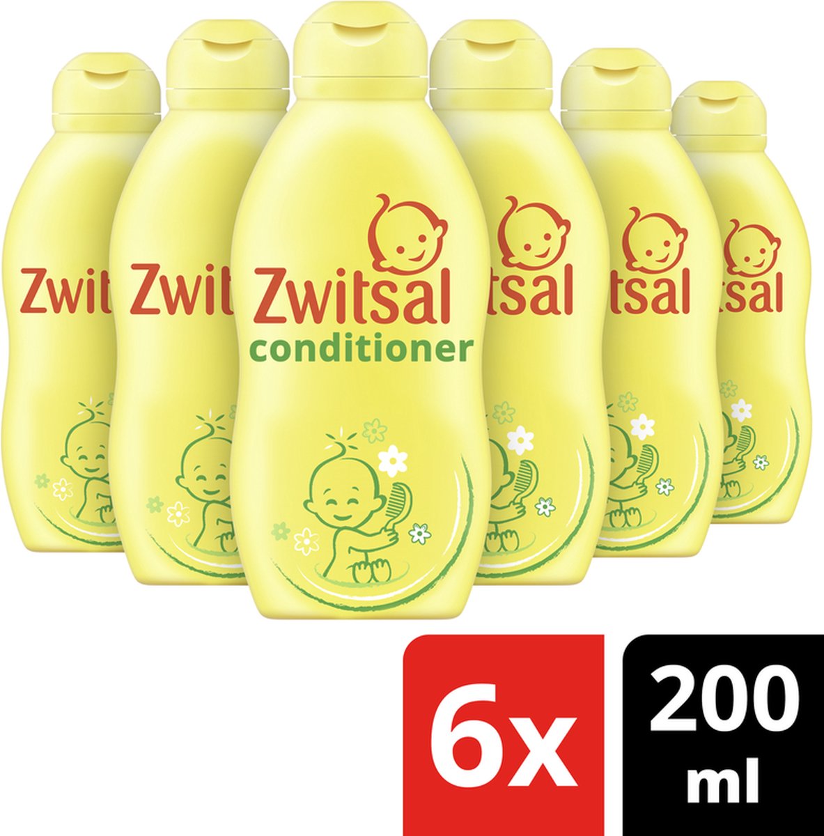 Zwitsal Conditoner - 6 x 200 ml - Voordeelverpakking | bol.com