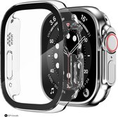 EP Goods - Full Cover/Hoesje - Screen Protector - Geschikt voor Apple Watch Ultra en Ultra 2 - 49mm - Hardcase - Protection - Transparant