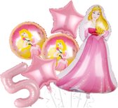 Doornroosje ballon set - 108x69cm - Folie Ballon - Prinses - Themafeest - 5 jaar - Verjaardag - Ballonnen - Versiering - Helium ballon