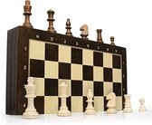 Échiquier \ Chiffres Chess et échiquier en bois - Jeu d'échecs en bois, échiquier en bois portable Jeu d'échecs Handgemaakt pour les activités de fête de famille