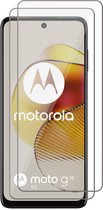 Screenprotector geschikt voor Motorola Moto G73 - 2x Gehard Glas Screen Protector GlassGuard