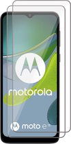 Screenprotector geschikt voor Motorola Moto E13 - 2x Gehard Glas Screen Protector GlassGuard