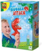 SES - Bubble Happer Dino - mousse à bulles forte - lavable - avec dinosaure qui claque